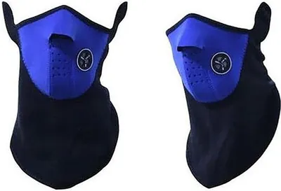 Obrázok produktu pre Jumada - Motocyklová maska - Jazda na koni - Lyžovanie - Motocykel - Neoprén - Modrá - 2 kusy