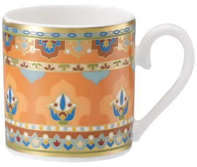 Produktbild von Villeroy & Boch Vorteilset 6 Stück Samarkand Mandarin Mokka-/Espressoobertasse Premium Bone Porcelain bunt 1047321420