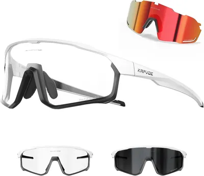 Zdjęcie produktu dla Okulary rowerowe, polaryzacyjne, fotochromowe, UV400, do jazdy