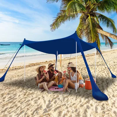 Produktbild von Fiqops event pavilion beach outdoor easy to demmantle beach shell 3x3x2m event tent