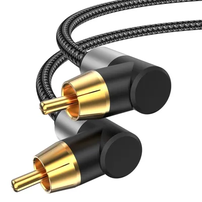 Produktbild von INF Rechtwinkliges digitales Koaxial-Audiokabel für TV SPDIF 5.1 Kanal RCA 1,5 M