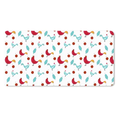 Produktbild von MuchoWow® Mauspad Mousepad Muster - Tiere - Huhn 60x30 cm - Mousepads - Maus Mat - Pad - Mausunterlage - Nachhaltig