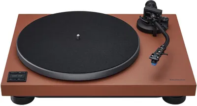 Produktbild von Technics SL-40CBTE-T, Plattenspieler mit Direktantrieb, Terrakotta, MDF-Platten, Aluminium, 33 1/3,45 RPM, 33 1/3,45 RPM
