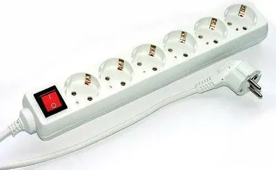 Immagine prodotto di e+p E 60 prese 6AC 1,5 m Cavo di prolunga bianco (E 60)