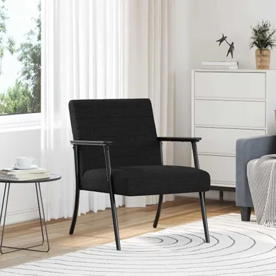 Produktbild von Schwarzer Stoff-Sessel, 59 x 75 x 78 cm, Möbel und Stühle, 10.25 kg