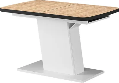 Produktbild von Esstisch Vicco Fenaro Goldkraft Eiche/Weiß 120 x 80 cm ausziehbar, Model 56597