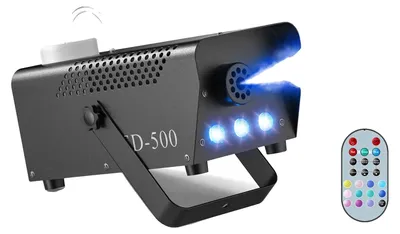 Obrázok produktu pre Generátor hmly, výkon 500 W, ovládanie pomocou diaľkového ovládača, zástrčka pre európsku sieť