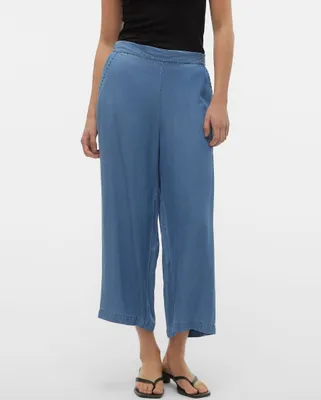 Produktbild von Vero Moda 10304861_2115_60, Culotte, Weiblich, Blau, S, Dark colours to be washed separately, Line drying, Nicht bleichen
