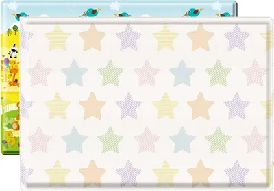 Zdjęcie produktu dla Mata do raczkowania i zabawy Wunschkind® 200x140cm Happy Birthday, Happy Stars