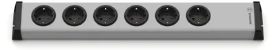 Produktbild von EHMANN 0200x00062300 Steckdosenleiste Universal 6-fach, ohne Kabel, anschließbar