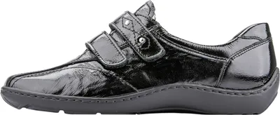 Produktbild von Waldläufer HENNI Klett- Halbschuh, Taipei (Lack), Schwarz, Pro-Aktiv Fussbett, Weite H, 496301-143-001 41