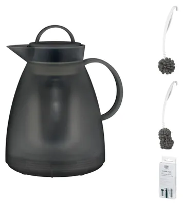 Zdjęcie produktu dla alfi DAN TEA Isolierkanne – Vorteilsset mit Reinigungsbürste CLEAN FIX 30 cm