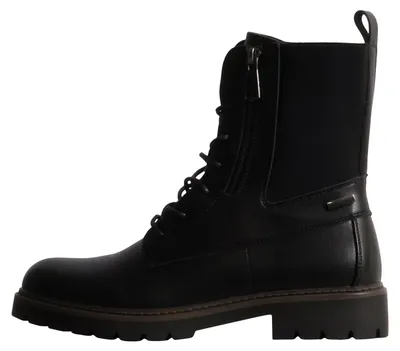 Produktbild von Stiefeletten mit Schnürung und Reißverschluss, mit runder Schuhspitze