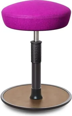 Produktbild von Sitz- Stehhocker Free Regular Hutsitz kvadrat Divina Mel. Pink schw. /Natur.