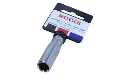 Produktbild von Stecknuss 10 mm Innensechskant 1/4 Zoll Vierkant Lang