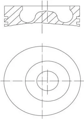 Obrázok produktu pre MAHLE 010 27 01 Kolben