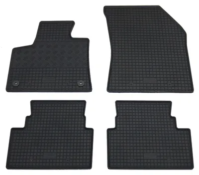 Gummifußmatten Set 4-teilig für Citroen C5 Aircross PHEV (2019-), schwarz