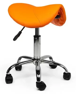 Produktbild von Sattelhocker Orange Auf Räder