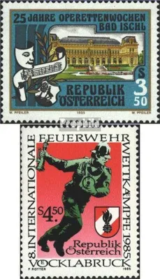 Produktbild von Briefmarken Österreich 1985 Mi 1820,1821 (kompl.Ausg.) gestempelt Sondermarken