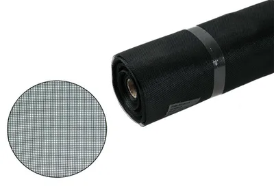 Image de Moustiquaire en fibre de verre 1.5mx30m noir