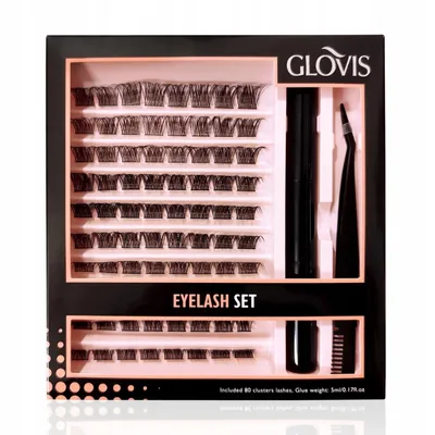 Produktbild von GLOVIS Wimpern – Viral Bonding Büschel Natürlich und Dick Schnelle Anwendung