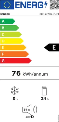 Immagine prodotto di SCM 2224BL-EUE4 Frigorifero per auto SENCOR