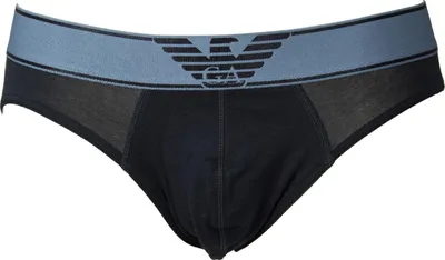 Produktbild von EMPORIO ARMANI Herrenslip elastische Sichtunterwäsche Artikel 110814 1A725 BRIEF, EUR S - CN 165/90 - BR P - MX CH, Cotone 95%,Elasthan 5%