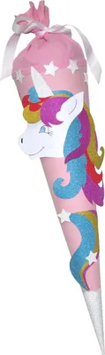 Produktbild von Schultüte Bastelset Einhorn Glitzer von Prell