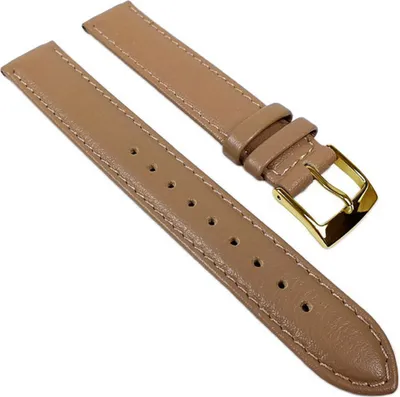 Produktbild von Graf Manufaktur Miami Ersatzband Uhrenarmband Kalbnappa Band Blassbraun 22581G, Stegbreite:11mm