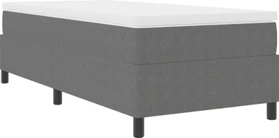 Produktbild von Plattformbettgestell Hellgrau 90 x 200 cm Cordstoff