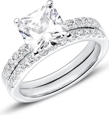 Produktbild von Verlobungsring von JEWLIX aus Sterlingsilber mit Zirkoniasteinen