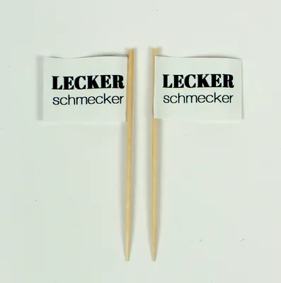 Produktbild von Party Picker Lecker Schmecker Papierfähnchen