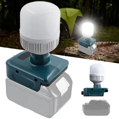 Productafbeelding van Acculamp voor 18 V accu, 12 W, werklamp met E27-lampen