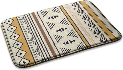 Produktbild von Teppich Teppich Wohnzimmer Schlafzimmer Modern - 75 cm x 45 cm - Ethnisches Muster