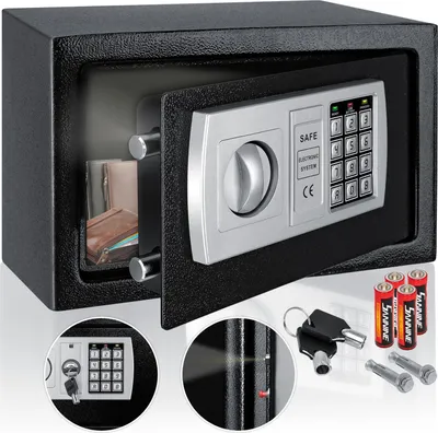 Produktbild von KESSER® Tresor Safe Elektronik-Zahlenschloss 31x20x20cm LED-Anzeige Stahlbolzen