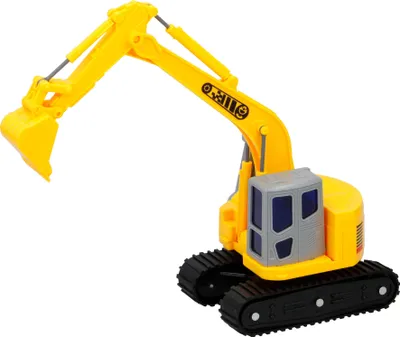 Produktbild von Kinder Spielzeug 1:16 Baumaschine Bagger Schaufelbagger Minibagger Freilauf #341