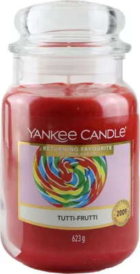 Produktbild von Yankee Candle Duftkerze Tutti Frutti im Glas Jar 623 g Housewarmer