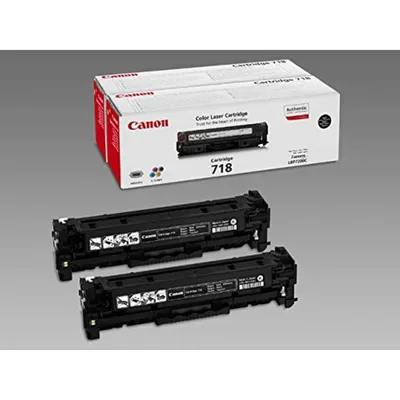 Produktbild von Toner Canon 718BK Schwarz (2 pcs)