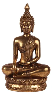 Image de Bouddha en résine, 33 cm
