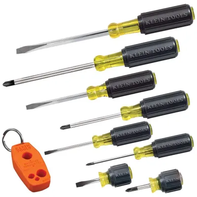 Schraubendreher-Set 8-teilig mit Magnetisierer, Schlitz & Kreuz