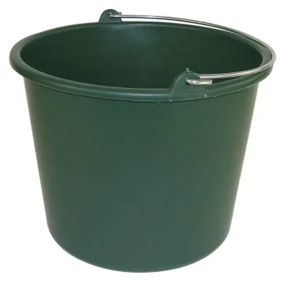Produktbild von PlasticForte Eimer - grun - Kunststoff - mit Henkel - 12 Liter