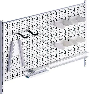 Image de Support mural multifonction pour outils de jardinage
