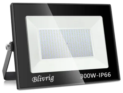 LED-Strahler 300 W, 30000 lm, IP66, Warmweiß, für Außenbereiche