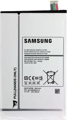 Produktbild von Akku Original Samsung für Galaxy Tab S 8.4, SM-T700, SM-T705, wie EB-BT705FBE