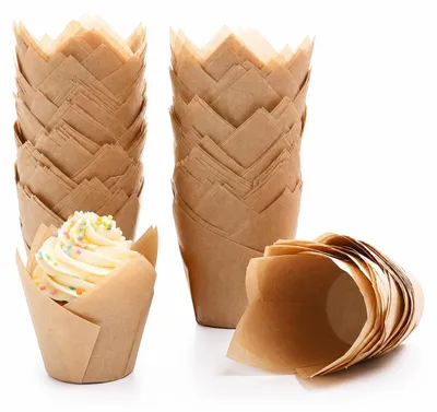 Muffinförmchen aus Papier, braun, 300 Stück