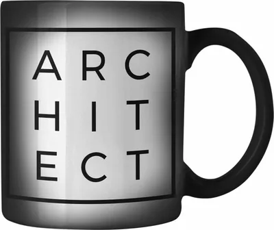 Produktbild von Trendation - Architekt Geschenke Farbwechsel Zauber-Tasse Lustig Karabiner Farbwechsel Zauber-Tasse Edelstahl mit Spruch Architektur Architekten Geschenkidee Spruch Sprüche Lustige Farbwechsel Zauber-Tasse (Schwarz)