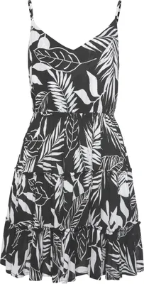 Produktbild von LASCANA Strandkleid schwarz-weiß bedruckt Größe 38