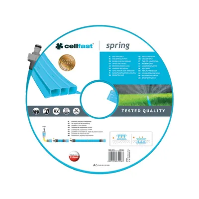 Image de CellFast Spring 1/2 pouce 7,5 m tuyau d'arrosage de jardin