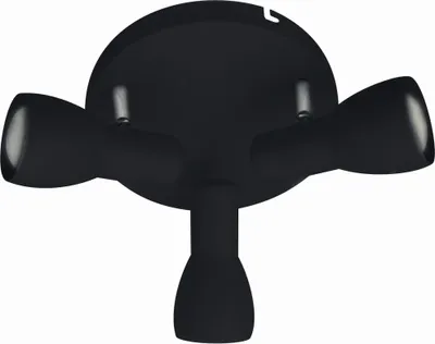 Image de Candellux PICARDO plafonnier 98-50793 noir