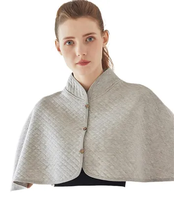 Image de Chauffe-épaules portable - Coton - Gris clair